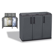 3-Fach Mülltrennsystem Garten