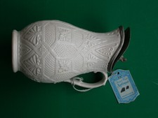 Antiker Weinkrug aus Steinzeug mit Zinndeckel, Jugendstil / Art Deco?