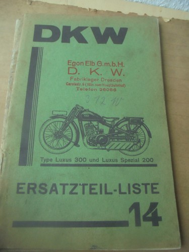 27087 dkw ersatzteile liste - dkw,