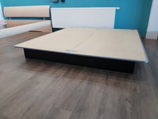 Klapp-Wasserbettsockel mit Bodenplatte, schwarz, Gr.200x220 cm, Wasserbett-Unter