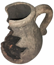 Keramik Kanne, Krug, Flasche für Teelicht oder kleine Kerze | ca. 15x15x11 cm