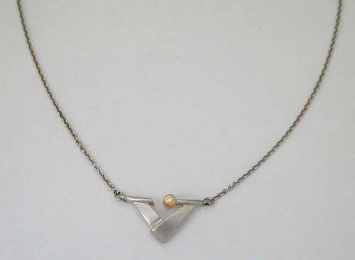 Collier brillant 015ct - collier,