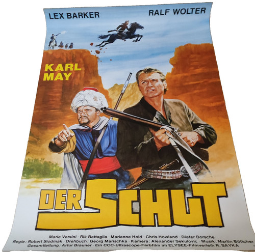 Plakat gerollt der schut - a,