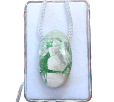 Variscit Cabochon Anhänger