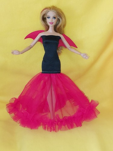 Barbie vampir kleid - vampir,