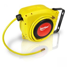 Automatik Druckluft Schlauchaufroller Schlauchtrommel inkl 9 m Druckluftschlauch