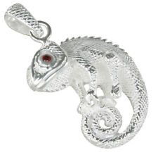 Chamäleon Anhänger Silber