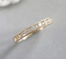 Ring 925 Sterling Silber Gestempelt mit zirkonia Vergoldete Ring 57(18.1mm)