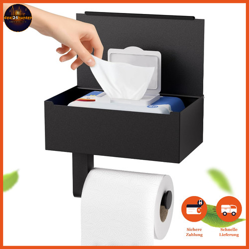 Toilettenpapierhalter schwarz - toilettenpapierhalter,