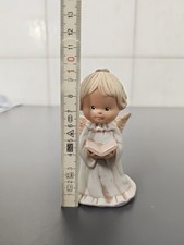 Hübscher kleiner stehender Engel Weihnachtsengel Putto m. Kleid  10 cm Keramik?