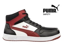 PUMA Sicherheitsschuhe FRONTCOURT S3 schwarz/rot 630050 Arbeitsschuhe ESD Iconic