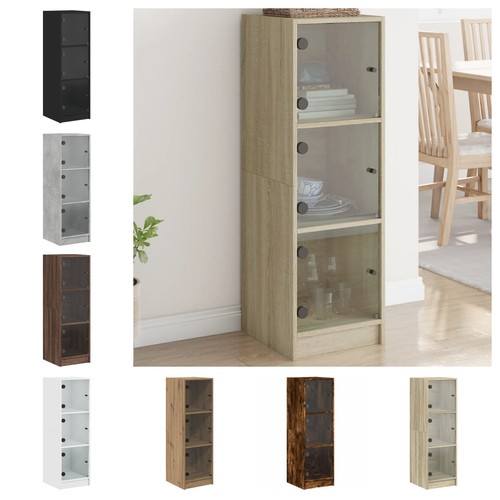Highboard mit glastüren - highboard,