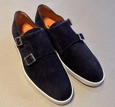 Santoni Veloursleder Loafer