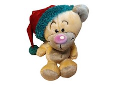 Pimboli Teddy Bär Stofftier Plüschtier mit Weihnachtsmütze Depesche ca 27 cm