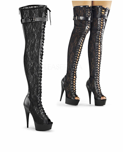 Pleaser overknee stiefel - pleaser,