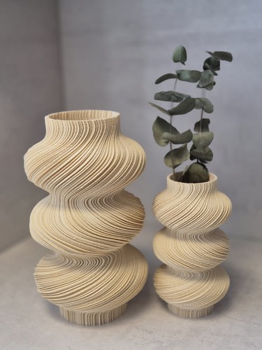 3bubble riffelvase druck - 3bubble,