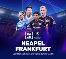 DAZN Champions LG  ? - ua. SSC Neapel gg. Eintracht Frankfurt - Mittwoch 04.11.