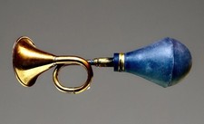 Messinghorn mit Gummiball
