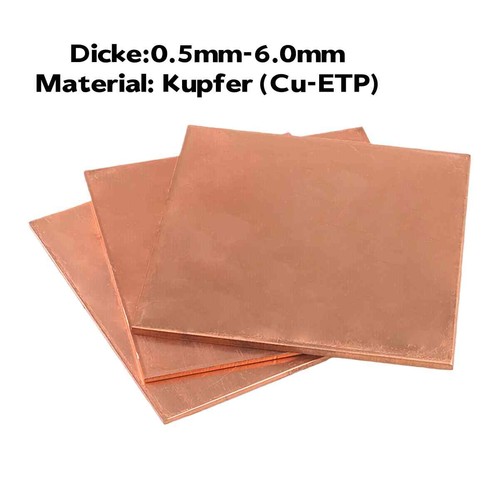 Kupfer blech etp zuschnitte - blech,