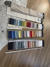 5 X Dekostoffe Gardine Kissen Polsterstoff Bastel Tischdecke Stoffreste