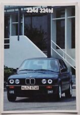 Prospekt BMW 324d 324td, 1988, Deutsch, 22 Seiten