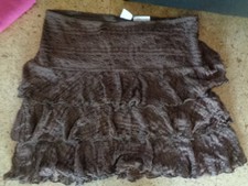 Rock/Stufenrock Gr. S in braun