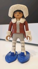 Playmobil 6841 Serie 10 Mädchen Eskimo, Eis, Winter, Ski