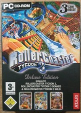 Roller Coaster Tycoon 3, PC, 2004 - Deluxe Edition guter Zustand, Boxset - Atari