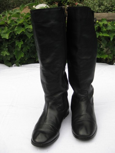 Lederstiefel - -,