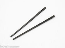 Flache Flechtnadel (Set: 2 Nadeln), L = 56 mm, Bandeinklemmung mit 2 Widerhaken