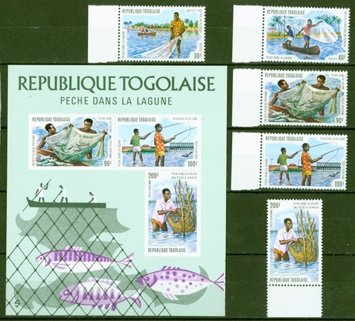 Togo 1974 fischerei - togo,