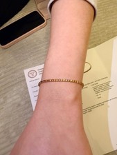 Handarbeit- Tennis Armband 14k