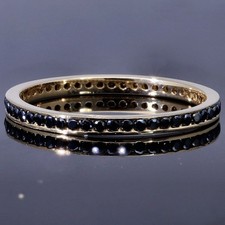 Memory Goldring mit Schwarzen