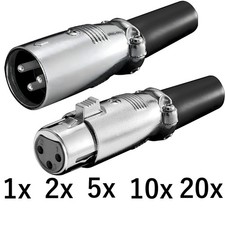 3 pin XLR Stecker Kupplung