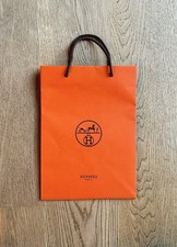 Hermés Papier Tüte M Orange