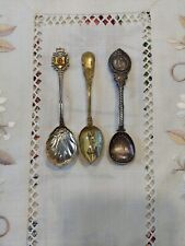 Andenkenlöffel- Kamen, Budapest ,                          New York -(Emalie) 