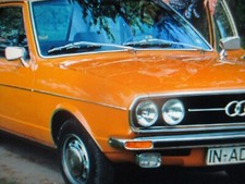 Vintage chrome mirror VW Polo