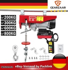 Elektrische Seilhebezug Seilwinde Hebezug mit Fernbedienung 200 kg-800 kg 230V