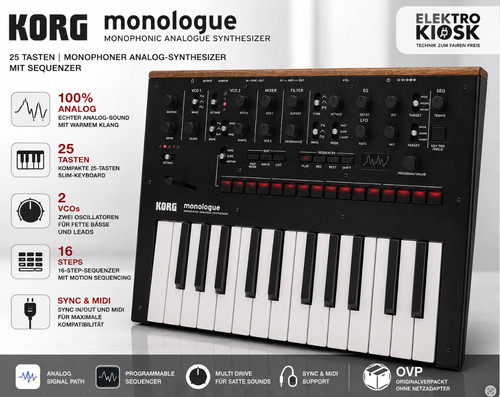 Korg monologue synthesizer - korg,