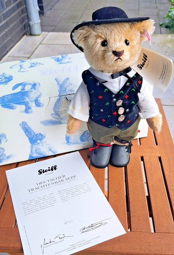 Steiff trachtenbär sepp ean - trachtenbär,