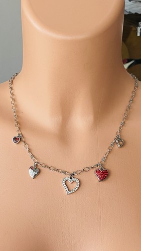 Guess kette mit - kette, herzen