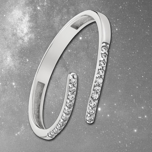 Balia damen ring zirkonia line - zirkonia,