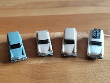 4 Wiking Opel Rekord P1 und P2 1:87 HO Caravan, Limousine 60 er Jahre