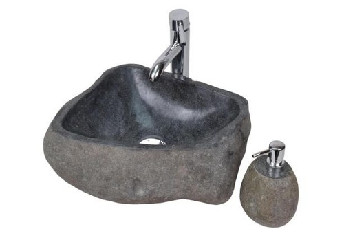 Aufsatzwaschbecken aus stein - aus,