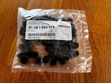 Original BMW Abdeckkappe Schwarz 100 Stück 51181823474