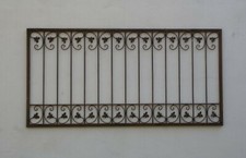 Schmiedeeisen Zaun Zäune Rankzaun Antik Eisen Monaco-Z80/200 Rost