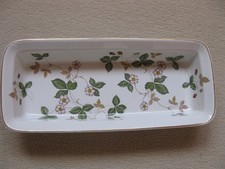 Wedgwood wild strawberry 27cm Schale ofenfest Porzellan aus England Walderdbeere