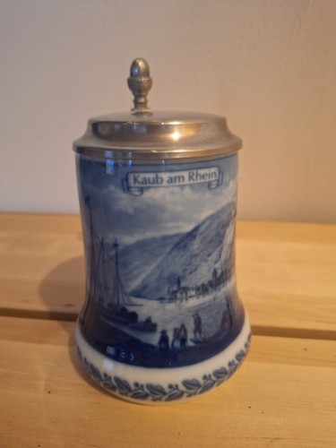 Bierkrug echt kobalt - bierkrug,