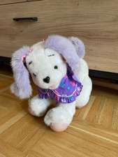 Plüschtier Hund Barbie Mattel 2001 m. Sound bellt vintage Fashion Welpe lila #11