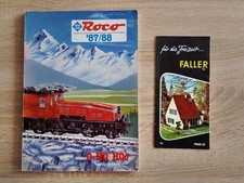 Modelleisenbahn Katalog Werbung Roco 1987/88 für H0 und Faller 1960/61